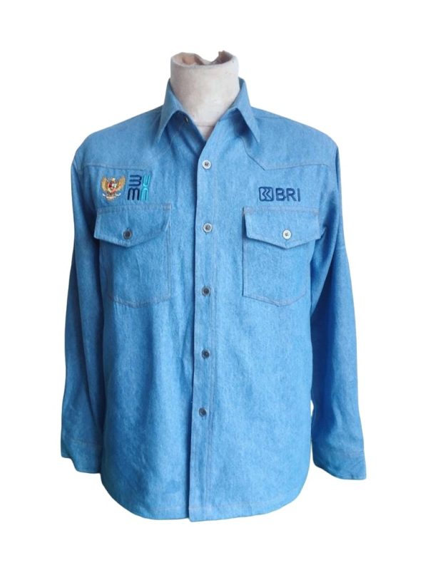 Kemeja Seragam Jeans